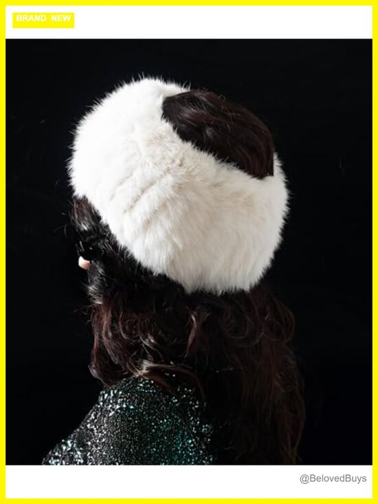 Genuine Rabbit Fur Headband 2-in-1 Snood Winter Neck Warmer Ear Warmer One Size main image 4
